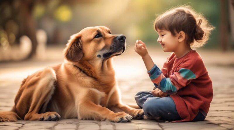 dog behavior around children