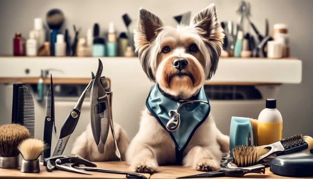 dog grooming desensitization process