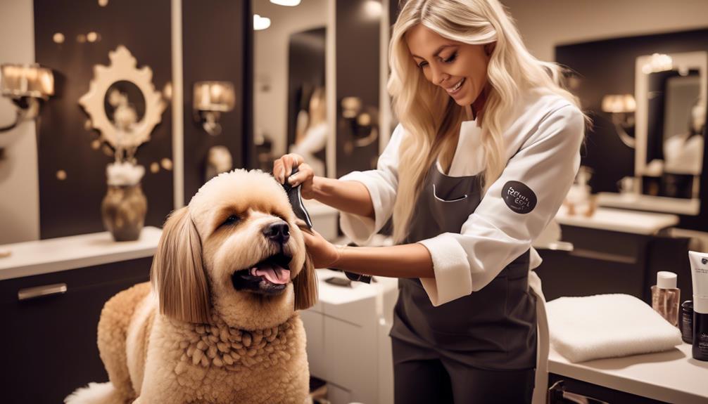 luxurious dog spa treatment