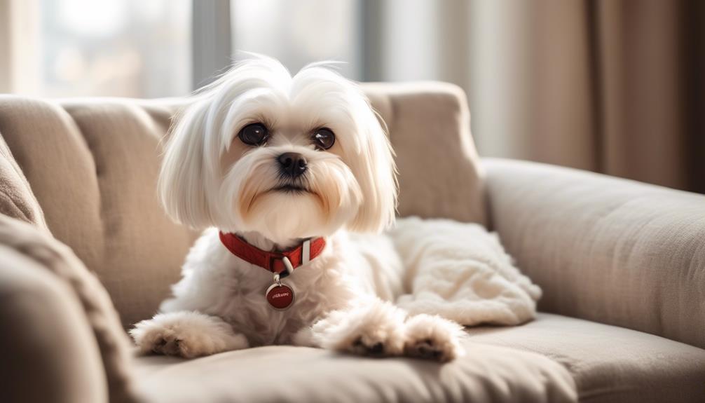 small breed fluffy coat