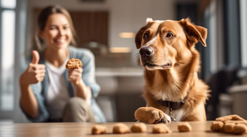 using treats for positive reinforcement