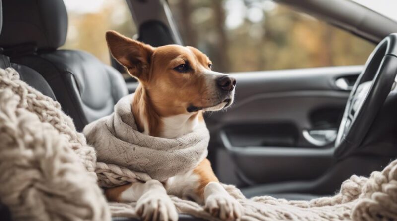 alleviating dog travel anxiety