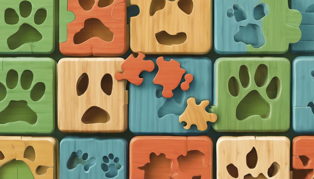 bamboo dog puzzles available