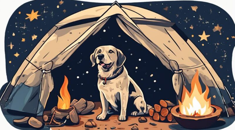 camping with canine companion