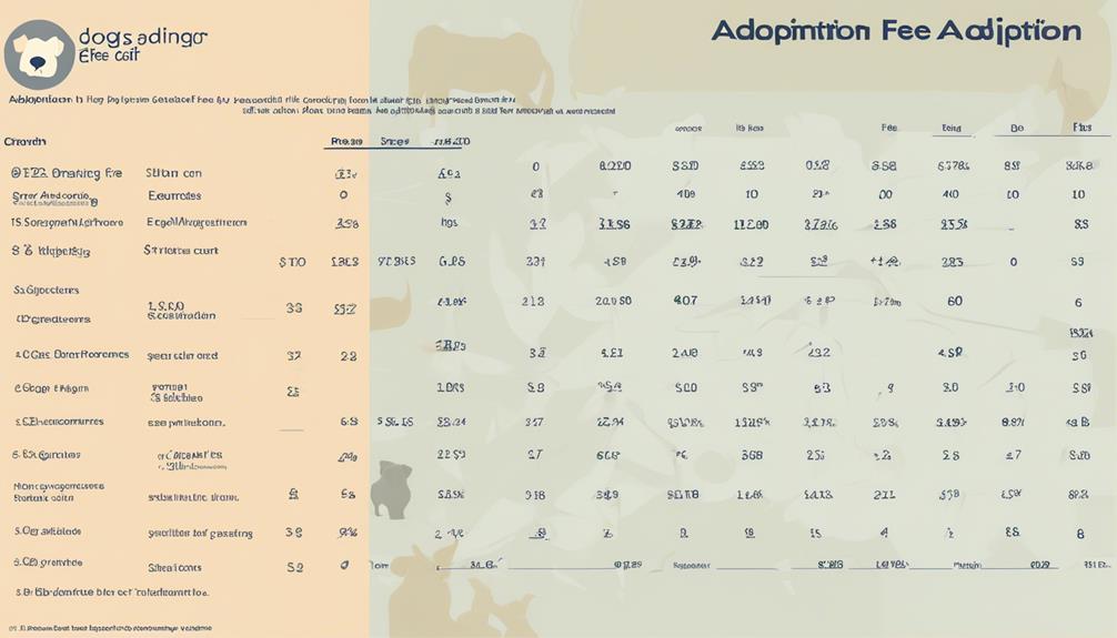 clear breakdown of fees