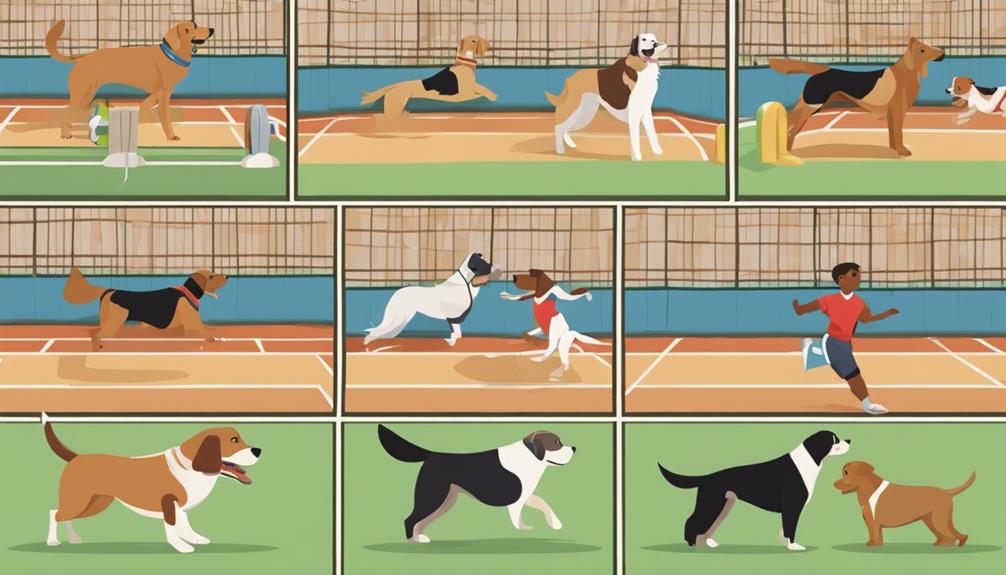 diverse indoor dog sports