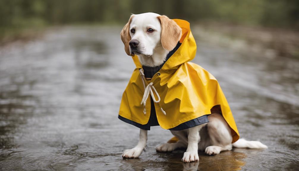 eco friendly dog rainwear option