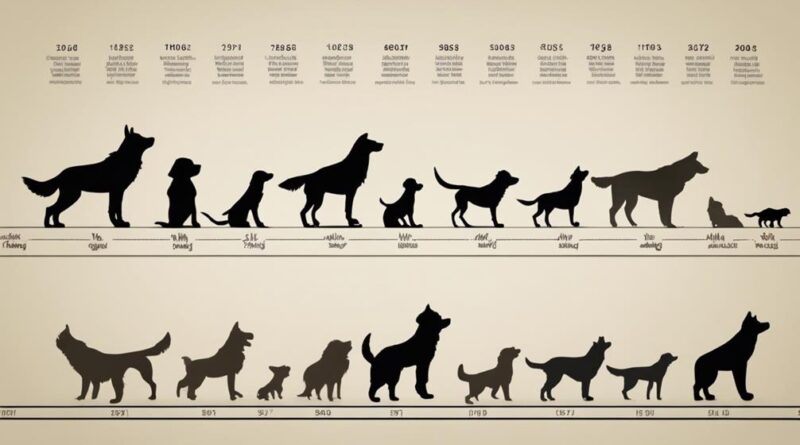 evolutionary changes in dog sizes