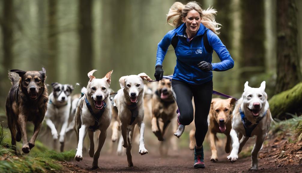 talented canicross trainer laura white