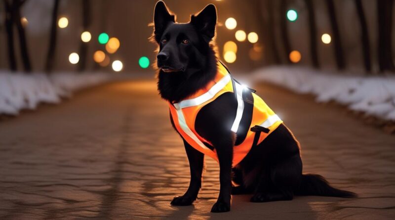 top rated reflective vests for dogs at night