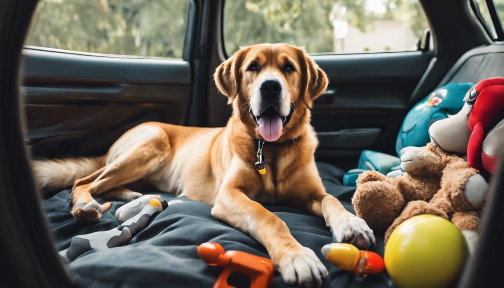 traveling with anxious dogs