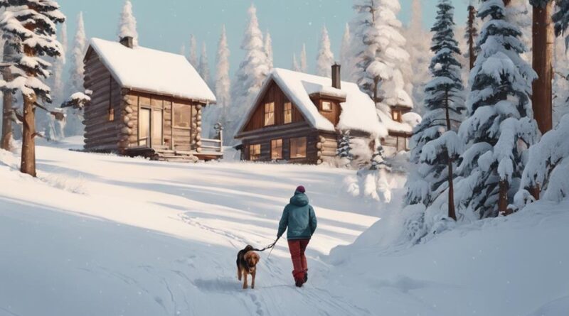 winter travel with pets