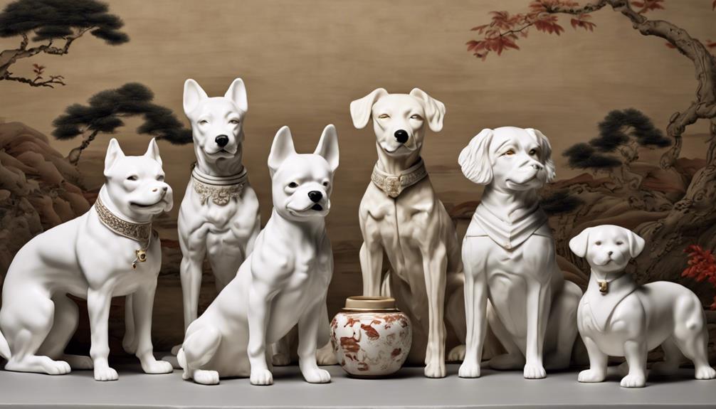 dogs in asian art