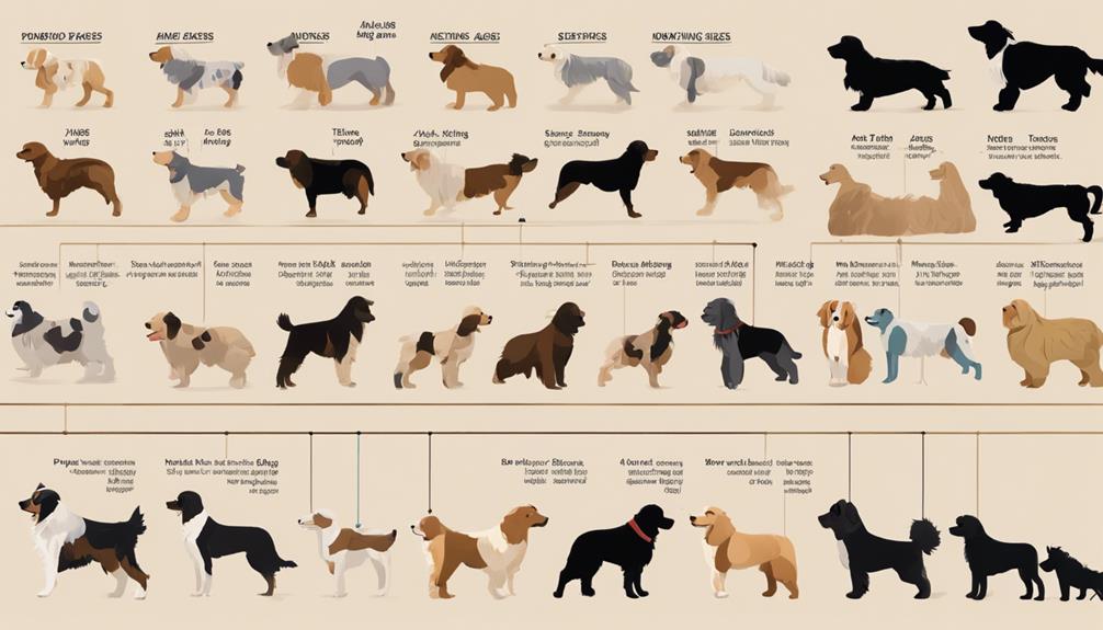 dog breeds aging process