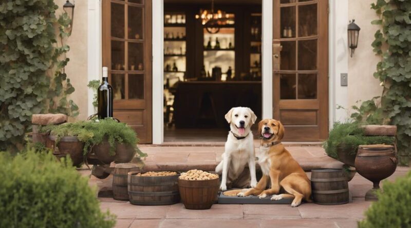 dog friendly winery visit tips