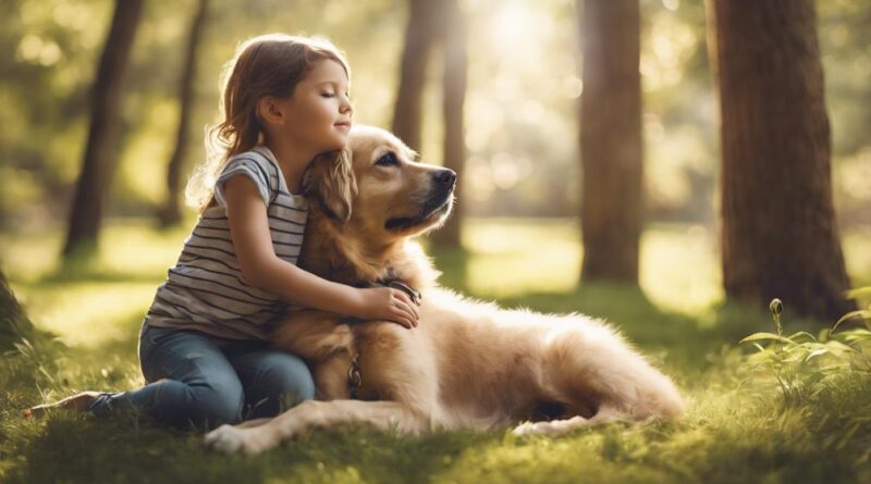 healing with therapy dog