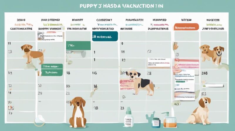 key puppy vaccine schedule