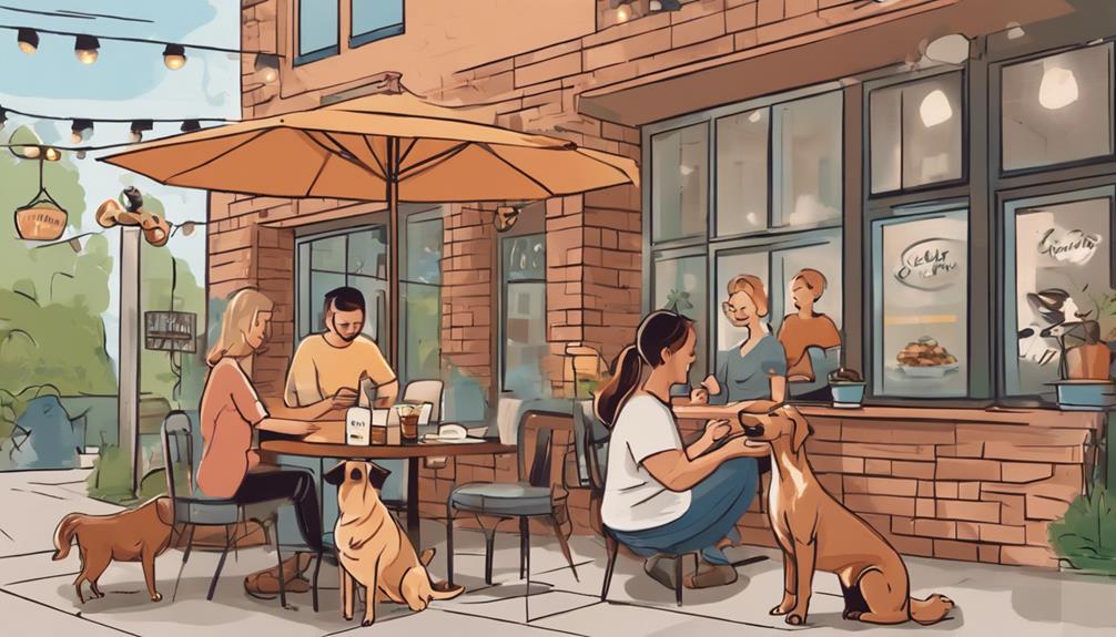 pet friendly dining with choices