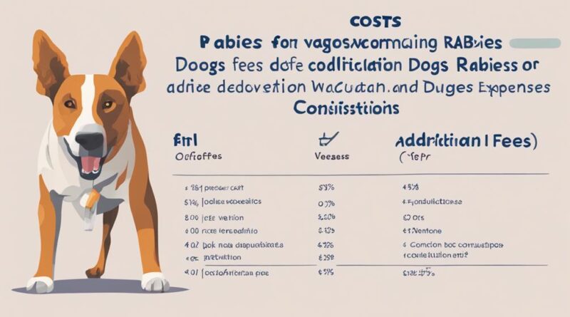 rabies vaccination expense analysis