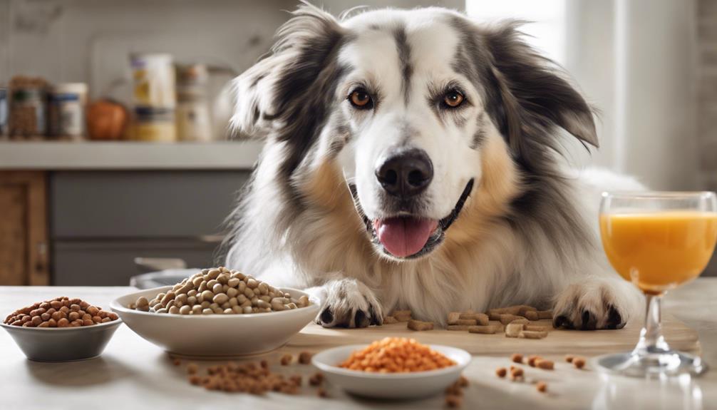 senior dog food transition