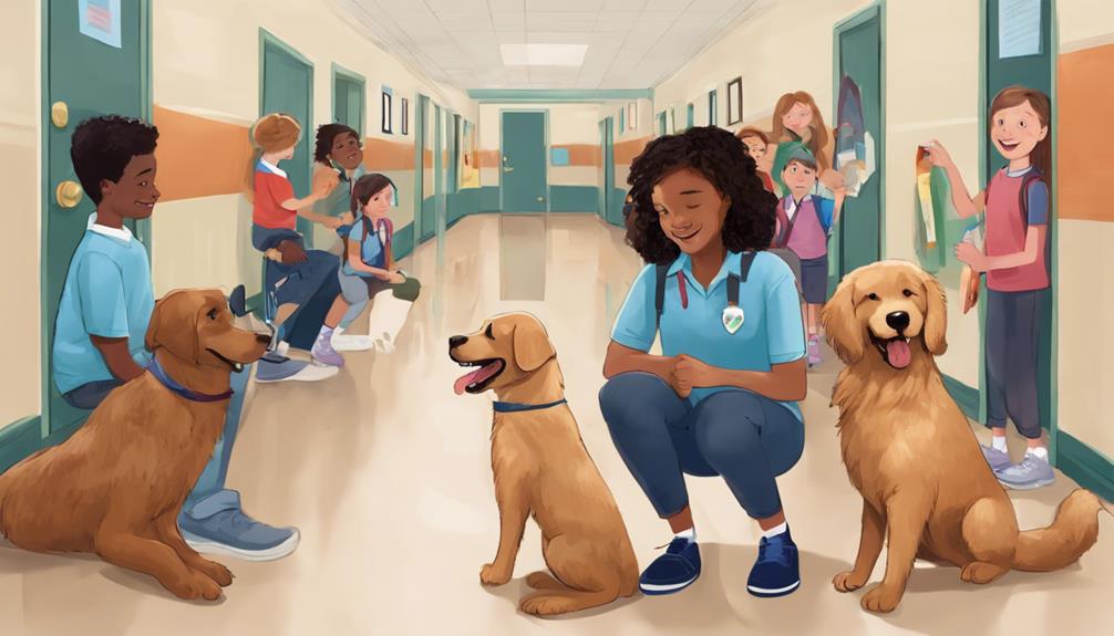 therapy dogs in schools